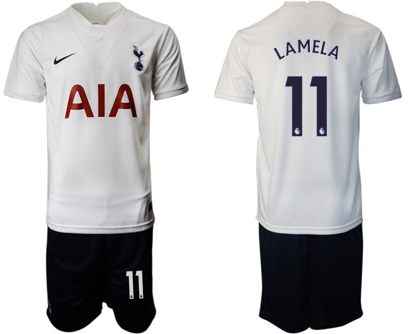 Men 2021-2022 Club Tottenham home white #11 Nike Soccer Jersey->tottenham jersey->Soccer Club Jersey